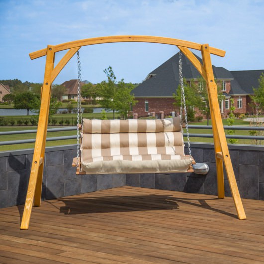 Deluxe Sunbrella Cushion Swing - Regency Sand